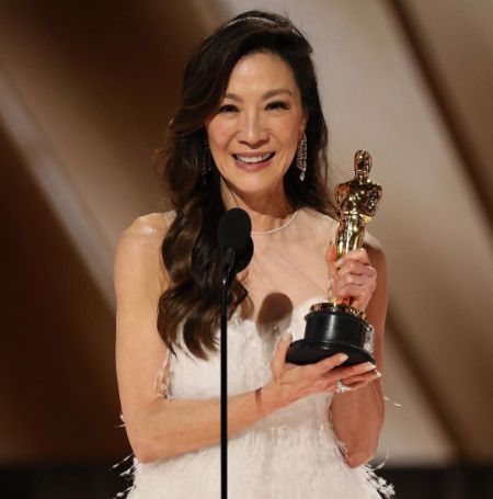 Michelle Yeoh became the first Asian woman to win an Oscar.